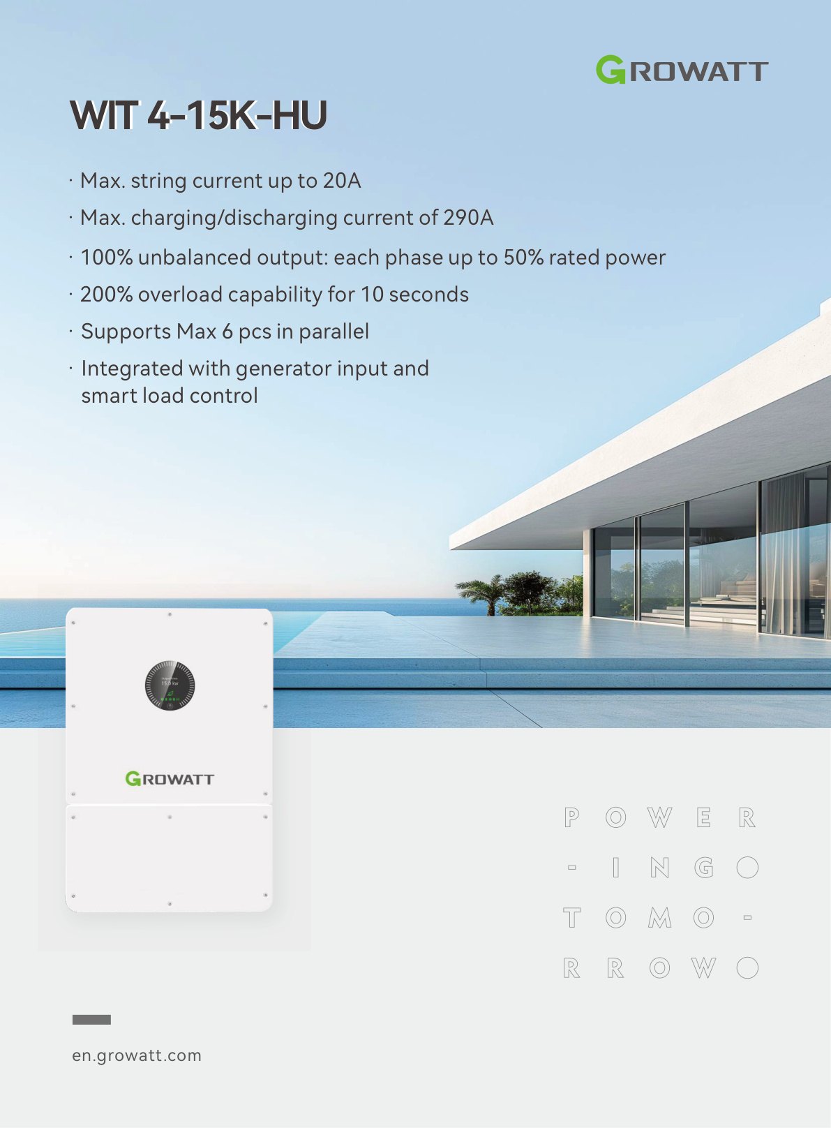 Growatt WIT hybrid inverter