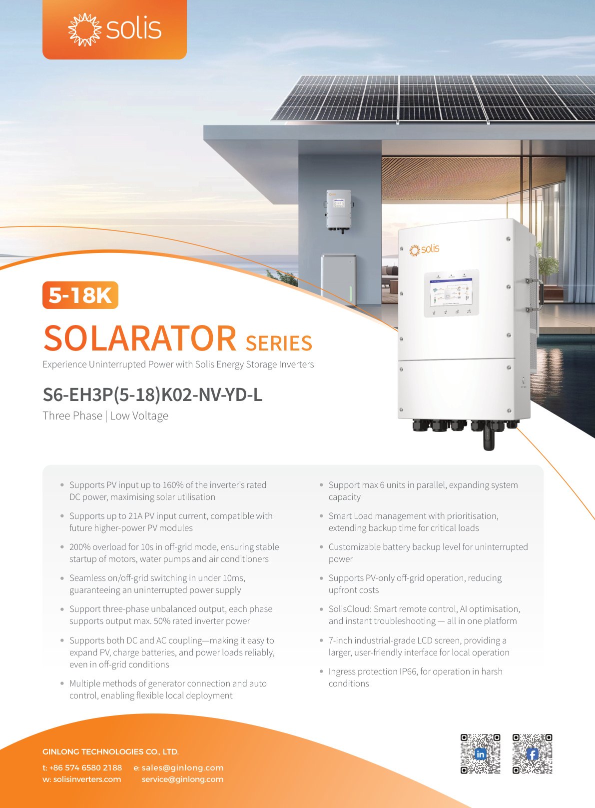 Solis S6 hybrid inverter